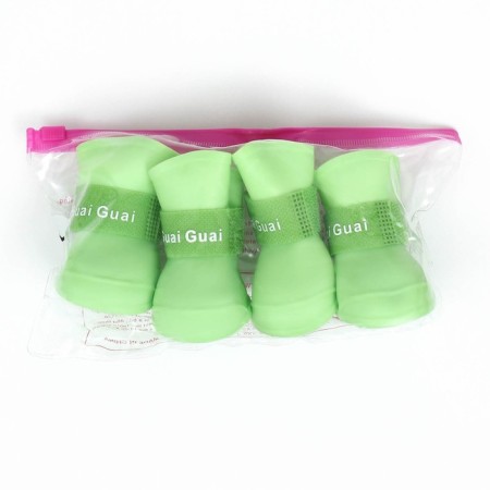 Rubber boots "All-terrain vehicle", set 4 pcs., Rr. S (sole 4 x 3 cm), green-4