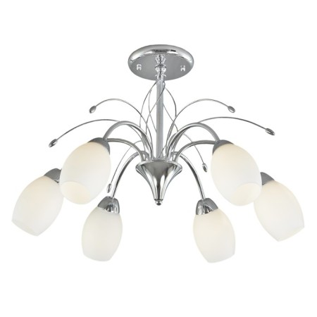 Ceiling lamp 6x60W E27, size 63.5x63.5x40 cm