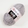 Yarn "Velour" 100% micropoliester 170m/100g (867 light gray)