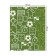 The tablecloth "Football Attributes", rectangular, Saten, size 145x180 cm