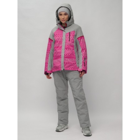 Ski suit female, size 58, pink color-23