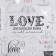 Ethel towel Love 40x67 cm, 100% cotton, sarzha 190 g/m2