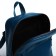 Women's backpack of artificial leather with lightning, 2 pockets, blue color