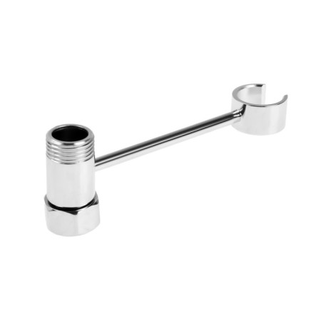 Accoona A376-1 shower holder, unregulated, plastic, chrome