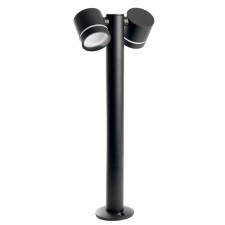 Sadovo-park lamp Feron DH1006, IP54, GX53, 15 W, 230x85x600 mm, black color