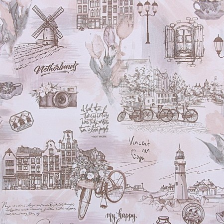 Paper wallpapers "Gomel wallpaper" Vincent 61, 0.53x10.05m-1