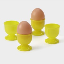 Set of eggs for eggs, 4 pcs, 4.5 × 5 cm, color mix
