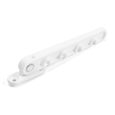 Window limiter for PVC white, zinc-8
