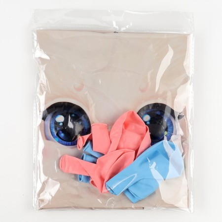 A set of balloons "Bunny", foil, latex, 9 pcs.-2