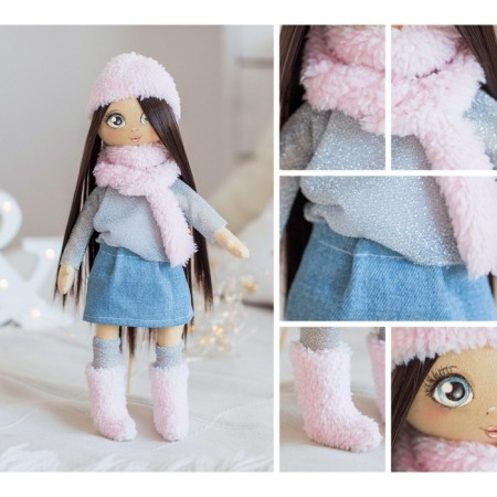 Sewing kit. Interior doll "Polly", 30 cm-3