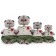 Soft toy "Basik complete with a flower", 30 cm