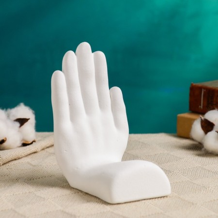 Holder-stand for the books "Hand", 15cm, white-2