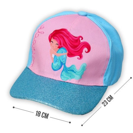 Baby cap for Miracle girl, blue color, rr. 52-54-1