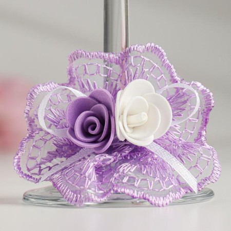 Set on the table of the newlyweds "Harmony", lilac-7