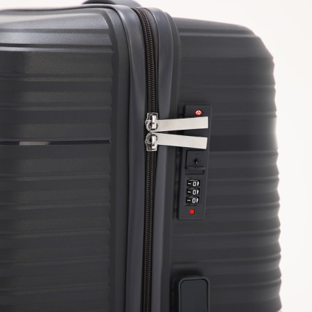Big suitcase 28 ", a lightning department, code castle, 4 wheels, dark gray color-3