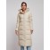 Coat insulated winter female, size 50, beige color