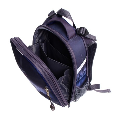 School backpack 38 x 30 x 16 cm, ergonomic back, Stavia Never Stop-8