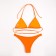 Separate male swimsuit minku with a top color Orange, size 46