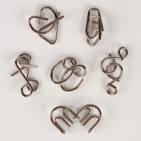 Metal puzzle "Advent calendar" snakes at the Christmas tree-3