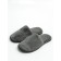 Slippers women closed nose, size 36-38, color graphite