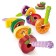 Wooden lacing "Funny caterpillars", 14 items