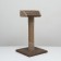 Cogute "Column" with a stove, looped carpet and jute, 40 x 40 x 70 cm