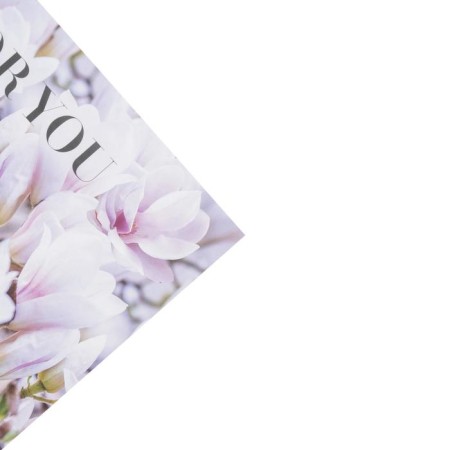 Glossy packaging paper "Blooming magnolia", 70 x 100 cm-2