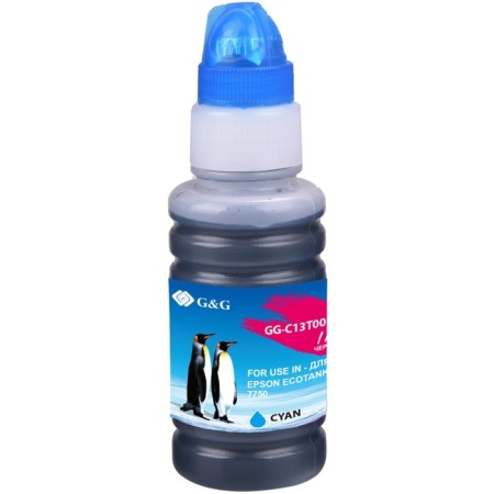 Ink G&G GG-C13T00R240, for Epson Ecotank 7700/7750, 70ml, Blue-1