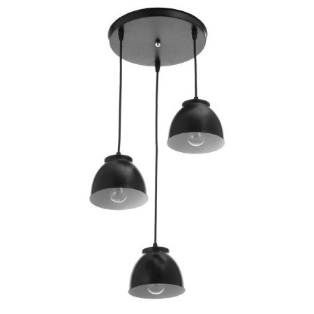 Bayerlux suspension Bayerlux 4111/3 3x40W E27, Black, D = 13.5 cm, h = 10.5 cm