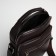 Male bag over the shoulder, Textura, 3 external pockets, brown color