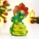 The piggy bank "Snake in Kokoshnik" Green Red, 23cm