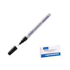Маркер-краска (лаковый) MunHwa Extra Fine Paint Marker, 1.0 мм, чёрная нитро-основа
