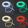 Flexible neon Uniel 10 × 18 mm, IP67, 5 m, SMD5050, 80 LED/m, 220 V, glow RGB