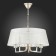 Suspended EVOLUCE lamp. Sle107513-05. Manila. 5x40 watts, E14, 50x50x70 cm, golden color