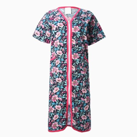 Women's bathrobe, red color, size 58-3