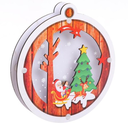 Light decor on the suspension "Winter Tale" 20 × 20 × 2 cm