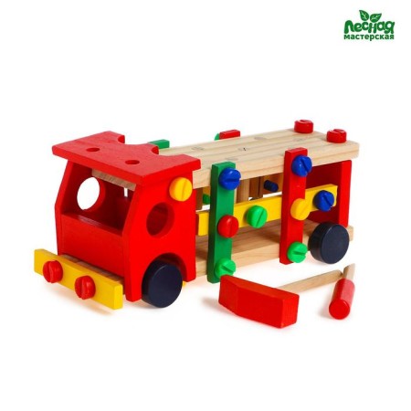 Designer "machine" with a screwdriver and a hammer