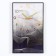 Carty clock is wall-mounted, interior "lines", smooth move, 57 x 35 cm