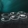 A set of glass plates "Yut", 6 pcs, d = 18.5 cm, Iran