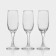 A set of glass glasses for champagne Bistro, 190 ml, 3 pcs
