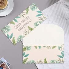 The envelope for the money 