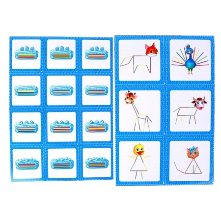 The training game "Countable sticks. Eclairs "-2