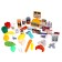 Supermarket game module, 47 items, brown