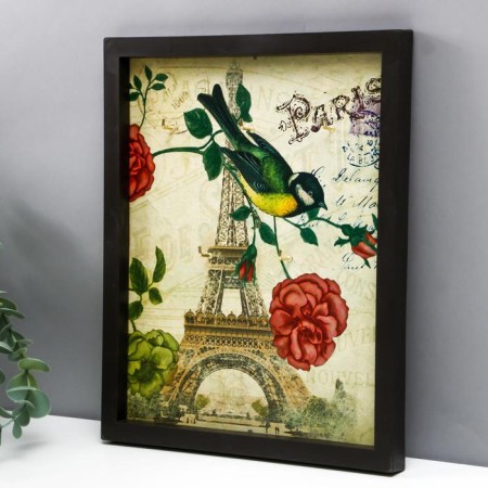 Key of the "bird on the flower" 27x22 cm-1