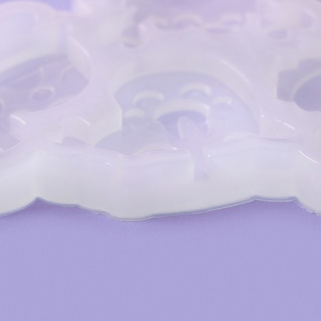 Silicone Mold for candy and chocolate "Sea World", 9.8 × 7.5 × 1 cm, transparent color-2