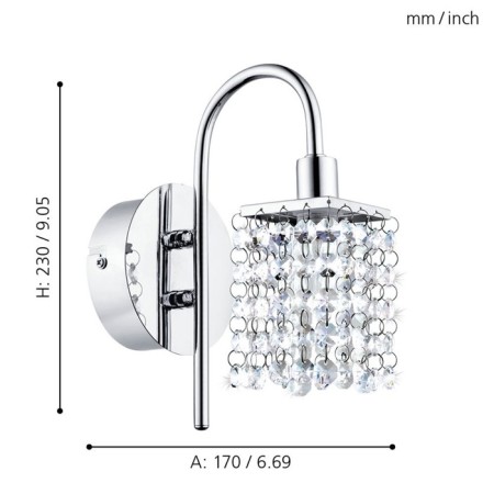 Bra ALMONTE, 1x2.5W G9, 3000k, 300lm, chromium color-2