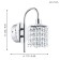 Bra ALMONTE, 1x2.5W G9, 3000k, 300lm, chromium color