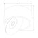 Lamp ceiling Elektrostandard, Glide LED 8 W, 100X100X45 mm, IP20, white color