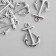 Decor for creativity Metal "Anchor" silver 2.3x1.5 cm