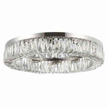 Ceiling Ceiling ST LUCE. SL1226.102.12. Rifrazio. 12x40 W, E14, 81.5x81.5x15 cm, Nickel color